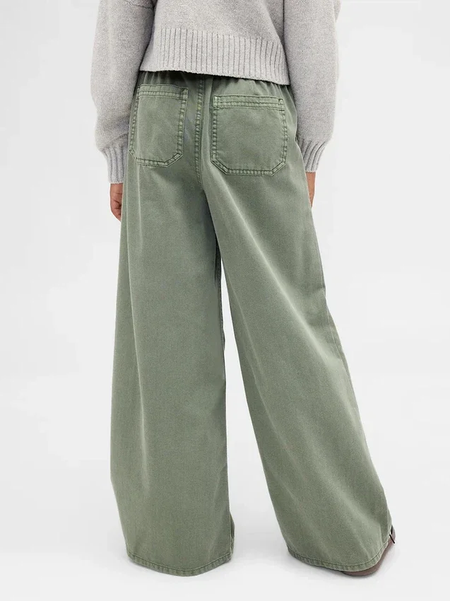 Baggybyxor i twill för barn
