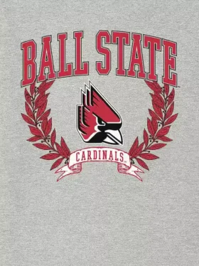 Ball State University Laurels mörk grafisk T-shirt