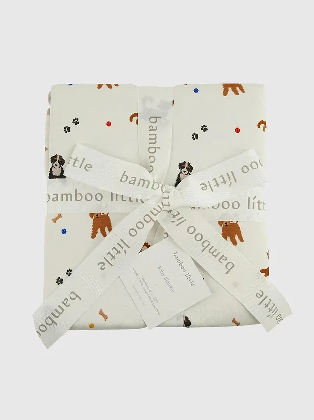 Bamboo Little Dogs babyfilt