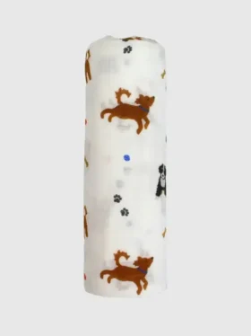 Bamboo Little Dogs-omslagsfilt