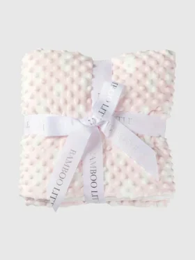 Bamboo Little Pink Cozy Cloud-filt