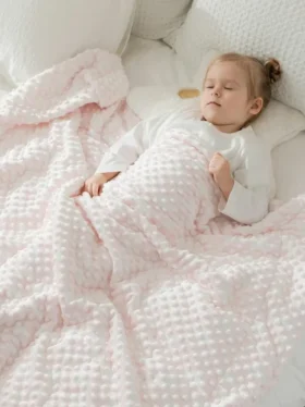 Bamboo Little Pink Cozy Cloud-filt