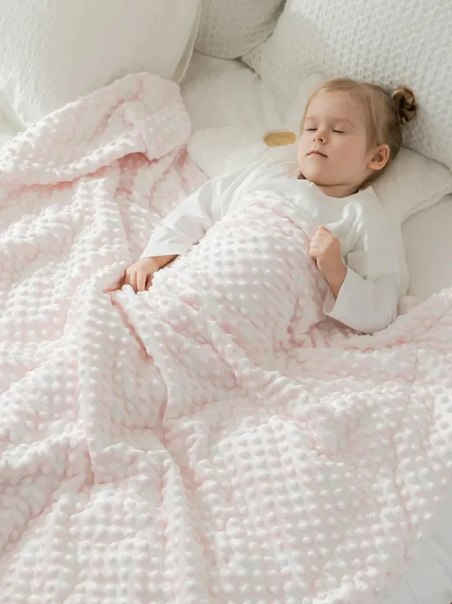 Bamboo Little Pink Cozy Cloud-filt