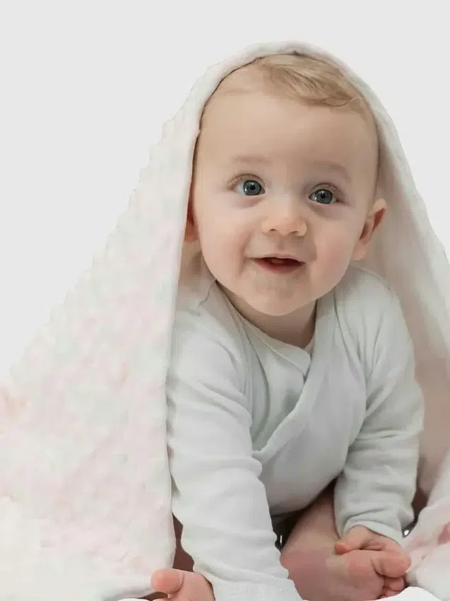 Bamboo Little Pink Cozy Cloud-filt