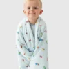Bamboo Little Trucks babyfilt