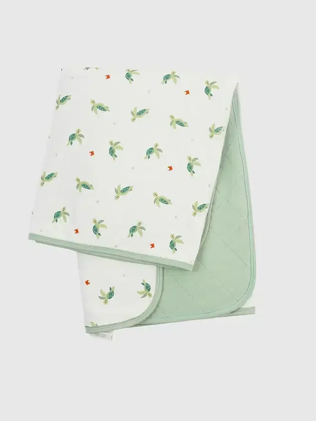 Bamboo Little Turtle babyfilt