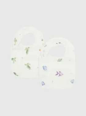 Bamboo Little Turtle-haklappsset
