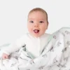 Bambu-babyfilt med liten elefant