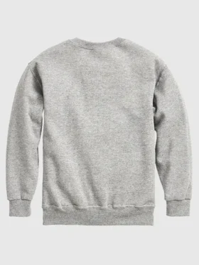 Barn-fleece-tröja med rund hals och Peanuts-Snoopy-hockeymotiv