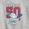 Barn-fleece-tröja med rund hals och Peanuts-Snoopy-hockeymotiv