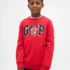 Barn-sweatshirt med grafiskt tryck