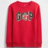 Barn-sweatshirt med grafiskt tryck