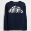Barn-sweatshirt med grafiskt tryck