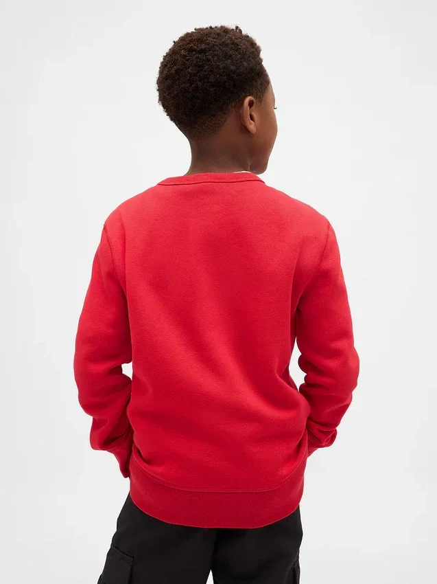 Barn-sweatshirt med grafiskt tryck