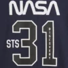Barn-T-shirt i avslappnad passform med NASA-motiv