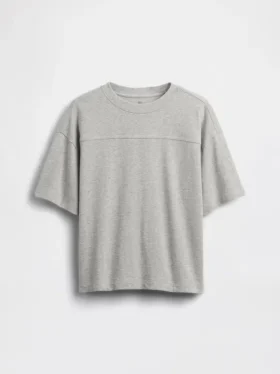 Barn-T-shirt i kraftig bomullsjersey