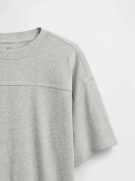 Barn-T-shirt i kraftig bomullsjersey