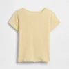 Barn-T-shirt i ribbstickat