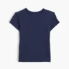 Barn-T-shirt i ribbstickat