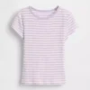 Barn-T-shirt i ribbstickat