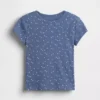 Barn-T-shirt i ribbstickat