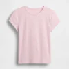 Barn-T-shirt i ribbstickat