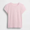 Barn-T-shirt i ribbstickat