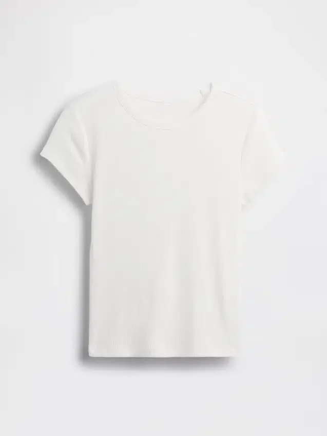 Barn-T-shirt i ribbstickat