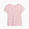 Barn-T-shirt i ribbstickat