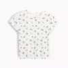 Barn-T-shirt i ribbstickat