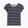 Barn-T-shirt i ribbstickat