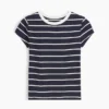 Barn-T-shirt i ribbstickat