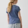 Barn-T-shirt i ribbstickat