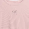 Barn-T-shirt i ribbstickat