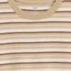 Barn-T-shirt med avslappnad passform och ränder