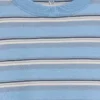 Barn-T-shirt med avslappnad passform och ränder