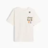 Barn-T-shirt med avslappnad passform och tryck