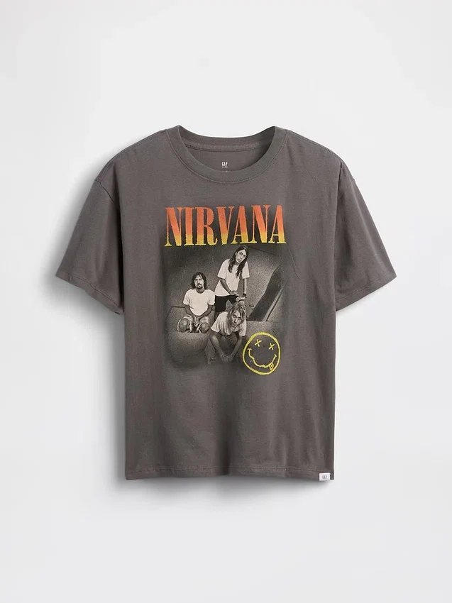 Barn-T-shirt med avslappnad passform och tryck
