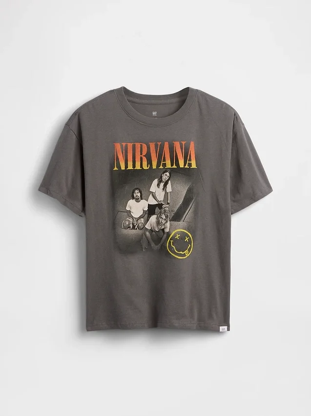 Barn-T-shirt med avslappnad passform och tryck
