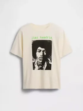 Barn-T-shirt med avslappnad passform och tryck