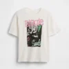 Barn-T-shirt med avslappnad passform och tryck