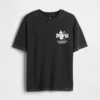 Barn-T-shirt med avslappnad passform och tryck