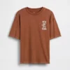 Barn-T-shirt med avslappnad passform och tryck