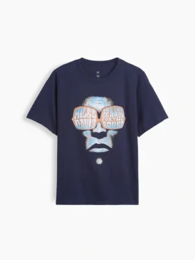 Barn-T-shirt med avslappnad passform och tryck