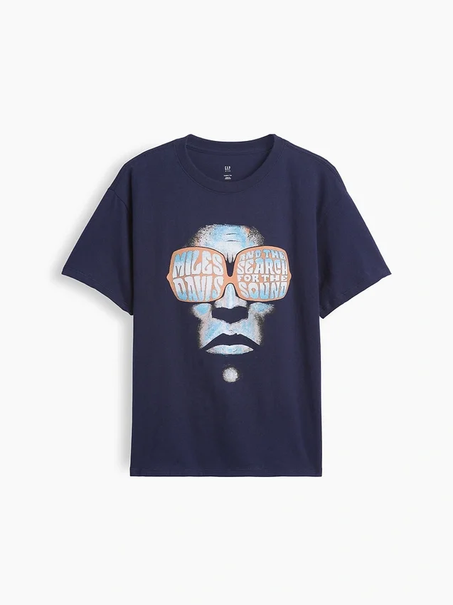 Barn-T-shirt med avslappnad passform och tryck