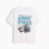 Barn-T-shirt med avslappnad passform och tryck