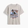 Barn-T-shirt med avslappnad passform och tryck