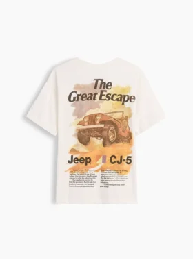 Barn-T-shirt med avslappnad passform och tryck