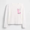 Barn-T-shirt med avslappnad passform och tryck