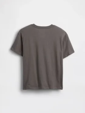 Barn-T-shirt med avslappnad passform och tryck